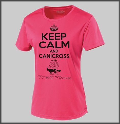 K9 Keep Calm Ladies Technical T Shirt